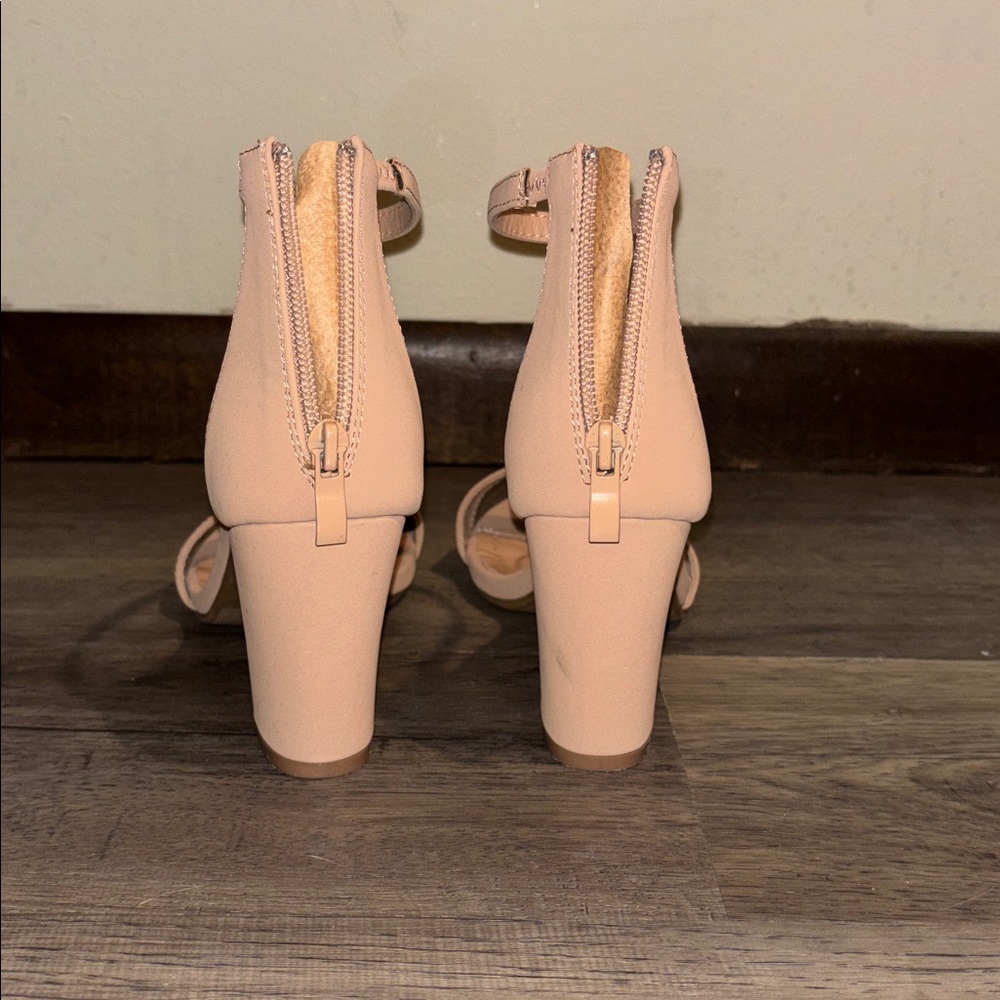 Nude Heels Top Moda Size 6.5 - Picture 3 of 7